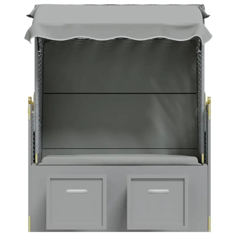 Poly rattan strandstoel biedt comfort en stijl voor buiten ontspanning - Ligstoelen