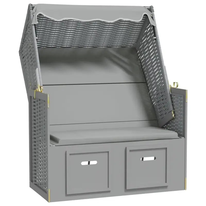 Poly rattan strandstoel biedt comfort en stijl voor buiten ontspanning - Ligstoelen