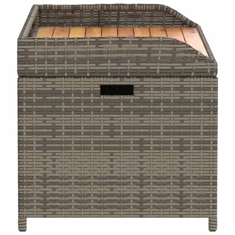 Poly rattan tuinbank met opbergbakje voor andere spullen en waterdichte tas - Tuinbanken