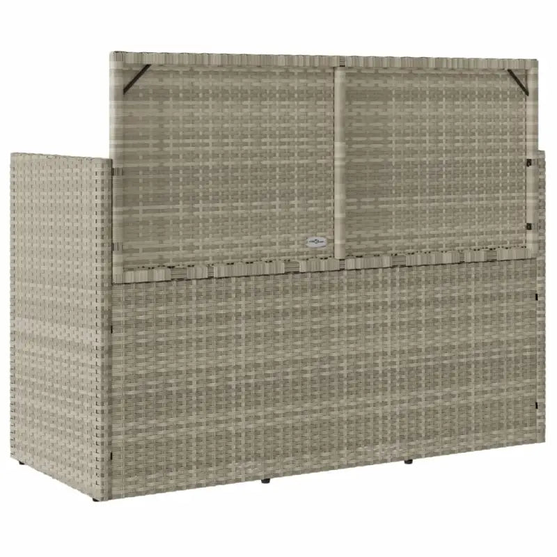 Poly rattan tuinbank met waterdichte zak voor andere spullen en kussens - Tuinbanken