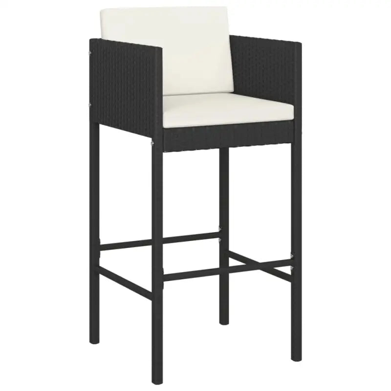 Poly rattan tuinbarset met gehard glas en eenvoudig schoon onderhoud - Tuinsets