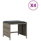 Poly rattan tuinkrukken voor een comfortabele zitervaring - Tuinpoefs