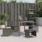Poly rattan tuinkrukken voor een comfortabele zitervaring - Tuinpoefs
