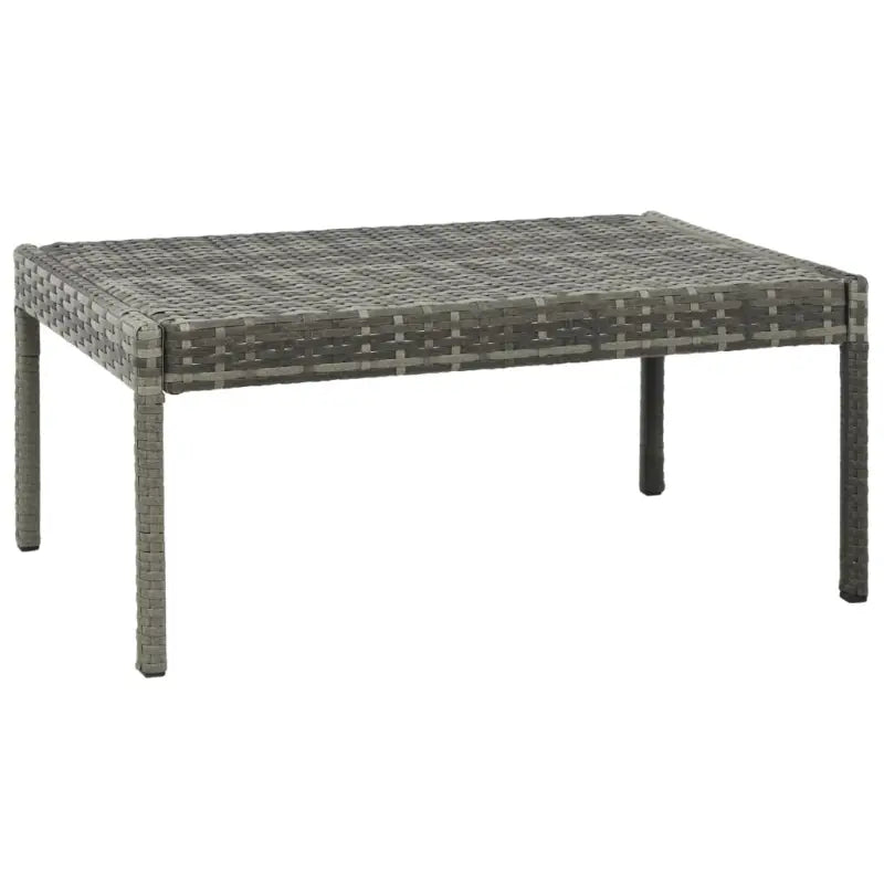 Poly Rattan Tuinset met Dik Diktes Zitkussen voor Buitenplezier - Tuinsets