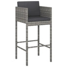 Poly Rattan tuinset met gehard glas en eenvoudig schoon design - Tuinsets