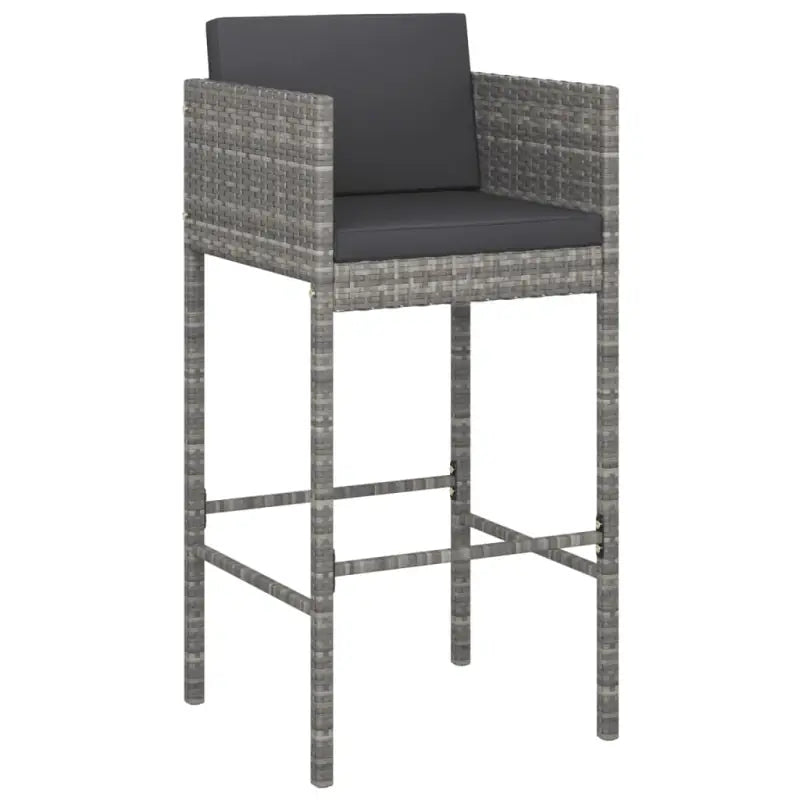 Poly Rattan tuinset met gehard glas en eenvoudig schoon design - Tuinsets