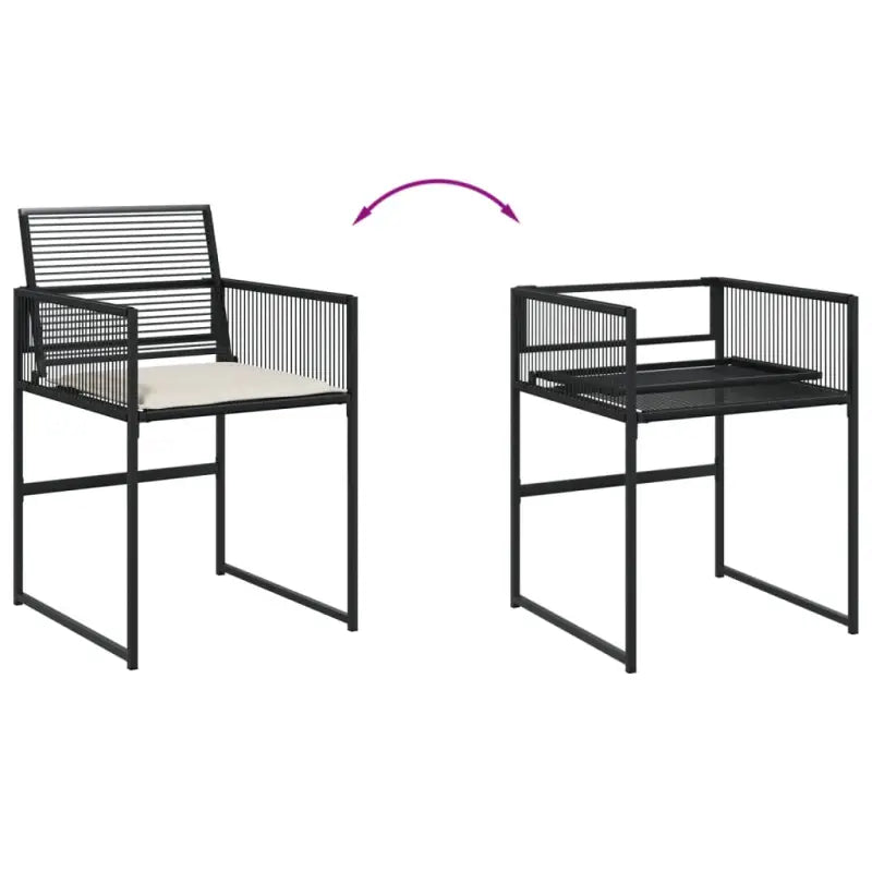 Poly Rattan Tuinset met gemakkelijk schoon wasbare hoes - Tuinsets