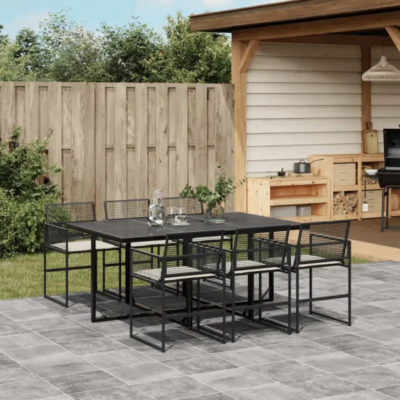 Poly Rattan Tuinset met gemakkelijk schoon wasbare hoes - Tuinsets