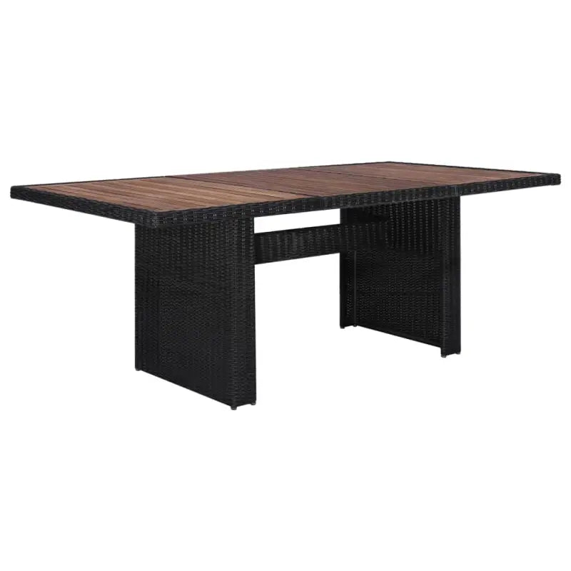 Poly rattan tuinset met gepoedercoat staal in vintage stijl - Tuinsets