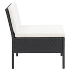 Poly rattan tuinset met levering bevat en brede zitting voor gezellige lounges - Tuinsets