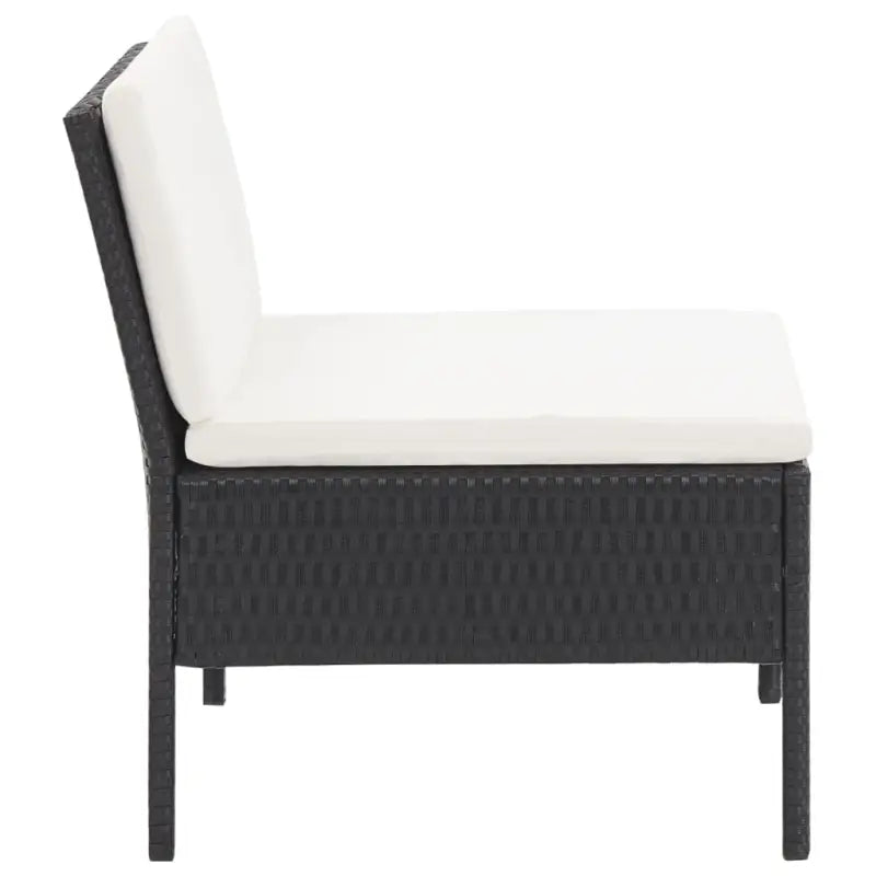 Poly rattan tuinset met levering bevat en brede zitting voor gezellige lounges - Tuinsets