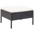 Poly rattan tuinset met levering bevat en brede zitting voor gezellige lounges - Tuinsets