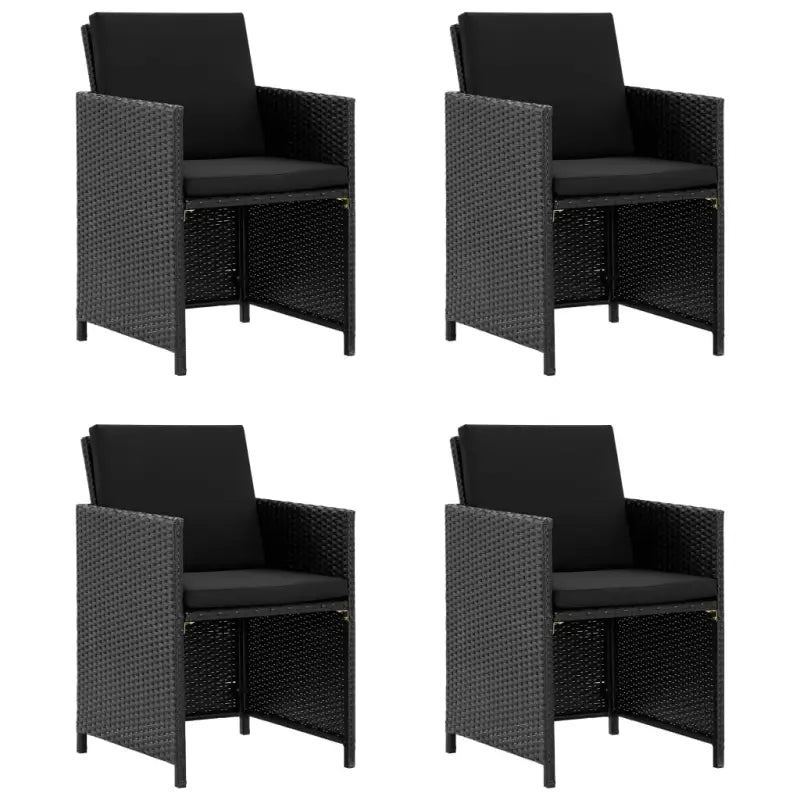 Poly rattan tuinset met levering bevat voor al fresco dineren - Tuinsets