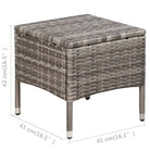Poly Rattan Tuinset met levering bevat voor een eigentijdse buitenruimte - Tuinsets