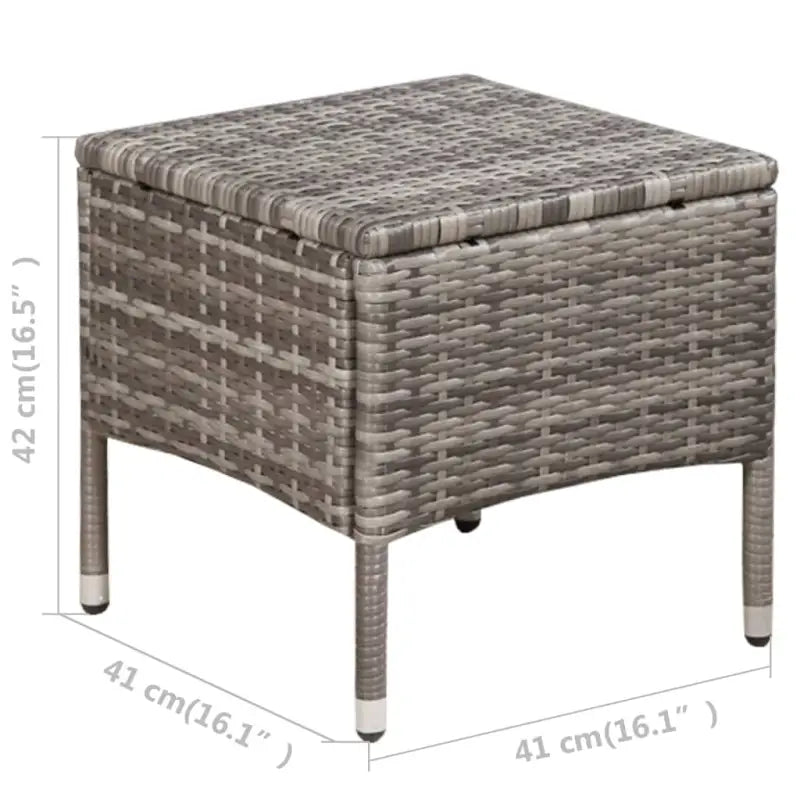 Poly Rattan Tuinset met levering bevat voor een eigentijdse buitenruimte - Tuinsets