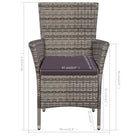 Poly Rattan Tuinset met levering bevat voor een eigentijdse buitenruimte - Tuinsets