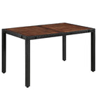Poly rattan tuinset met levering bevat waterbestendige zitmeubels - Tuinsets