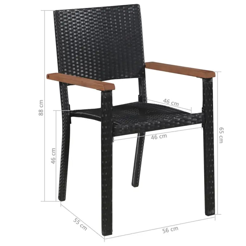 Poly rattan tuinset met levering bevat waterbestendige zitmeubels - Tuinsets