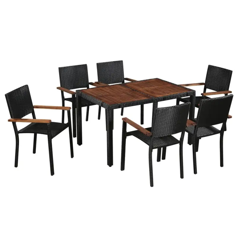 Poly rattan tuinset met levering bevat waterbestendige zitmeubels - Tuinsets