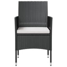 Poly rattan tuinset met ruime zittingsdiepte en breedte voor ontspanning - Tuinsets