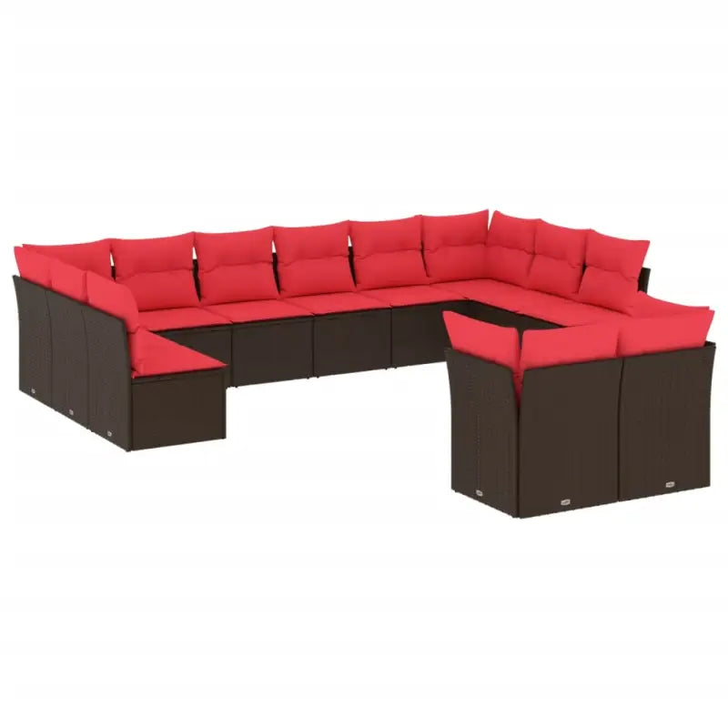 Poly Rattan Tuinset met waterdichte tas en gepoedercoat staal - Tuinsets
