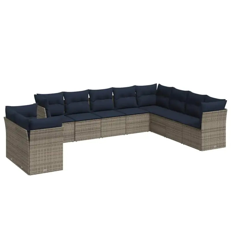 Poly Rattan Tuinset met Waterdichte Tas en Gepoedercoat Staal - Tuinsets