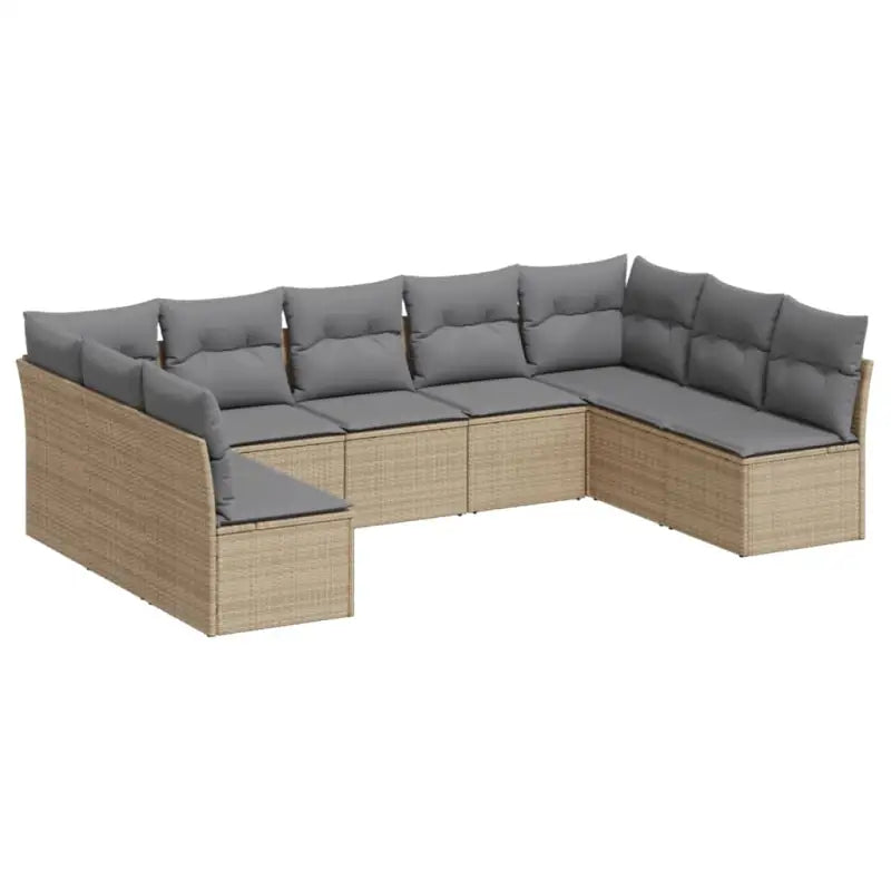 Poly Rattan Tuinset met Waterdichte Tas en Gepoedercoat Staal - Tuinsets