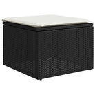 Poly Rattan Tuinset met Waterdichte Tas en Wasbare Hoes - Tuinsets