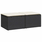 Poly Rattan Tuinset met Waterdichte Tas en Wasbare Hoes - Tuinsets