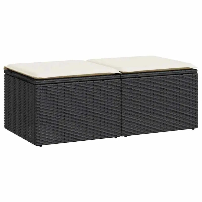 Poly Rattan Tuinset met Waterdichte Tas en Wasbare Hoes - Tuinsets