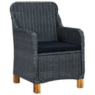 Poly Rattan Tuinset voor buiten met comfortabele stoelen en tafel - Tuinsets