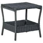 Poly Rattan Tuinset voor buiten met comfortabele stoelen en tafel - Tuinsets