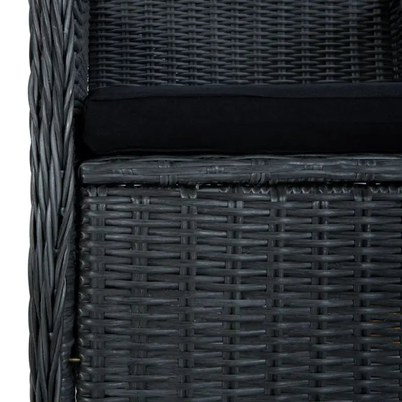 Poly Rattan Tuinset voor buiten met comfortabele stoelen en tafel - Tuinsets