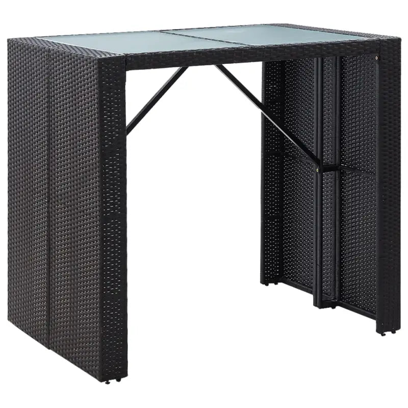 Poly Rattan Tuinset voor buiten met waterbestendige terrasbar - Ja - Tuinsets