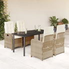 Poly rattan tuinset voor comfortabele zitervaring en gemakkelijk schoon maken - Tuinsets