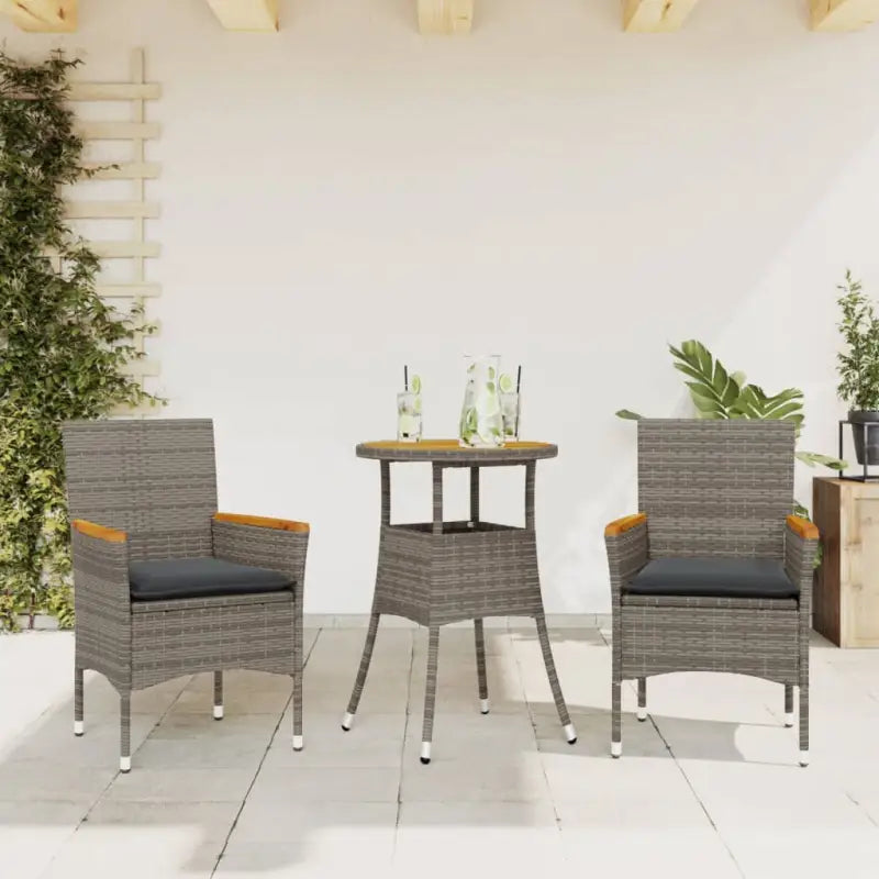 Poly rattan tuinset voor comfortabele zitervaring met wasbare hoes - Tuinsets