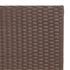 Poly Rattan Tuinset voor Diner en Ontspanning in de Tuin of Op Balkon - Tuinsets