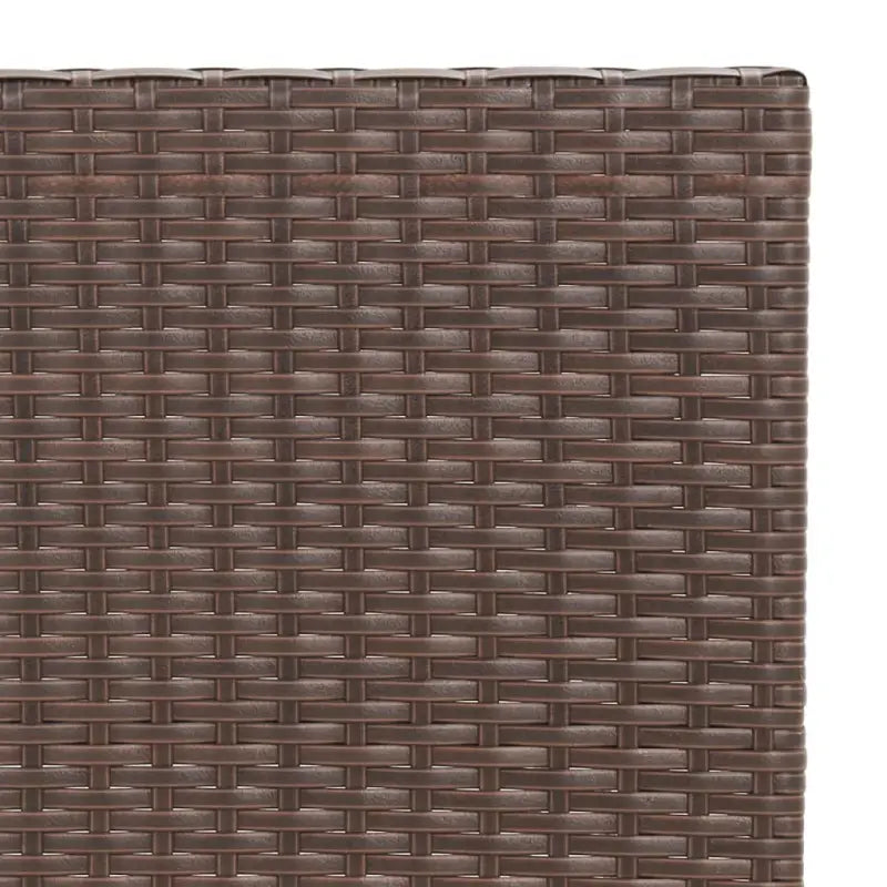 Poly Rattan Tuinset voor Diner en Ontspanning in de Tuin of Op Balkon - Tuinsets