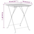 Poly Rattan Tuinset voor Diner en Ontspanning in de Tuin of Op Balkon - Tuinsets