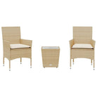 Poly rattan tuinset voor een comfortabele zitervaring en gemakkelijke schoonmaak - Tuinsets