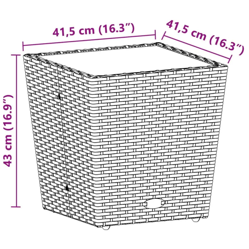 Poly rattan tuinset voor een comfortabele zitervaring en gemakkelijke schoonmaak - Tuinsets