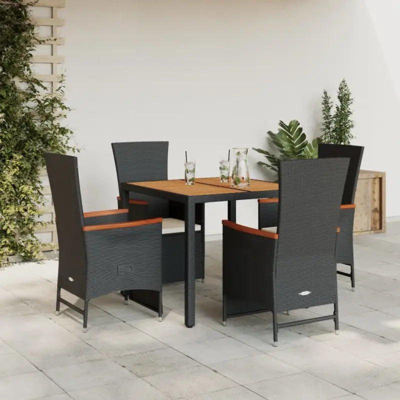 Poly rattan tuinset voor een comfortabele zitervaring met wasbare hoes - Tuinsets