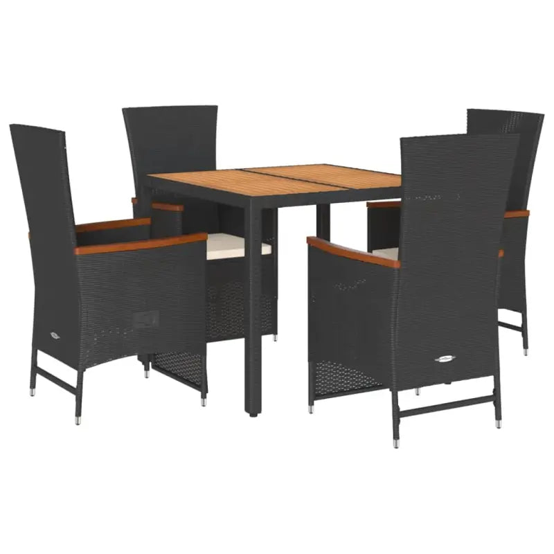 Poly rattan tuinset voor een comfortabele zitervaring met wasbare hoes - Tuinsets