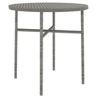 Poly rattan tuinset voor gezellige maaltijden en terrasplezier - Grijs - Tuinsets