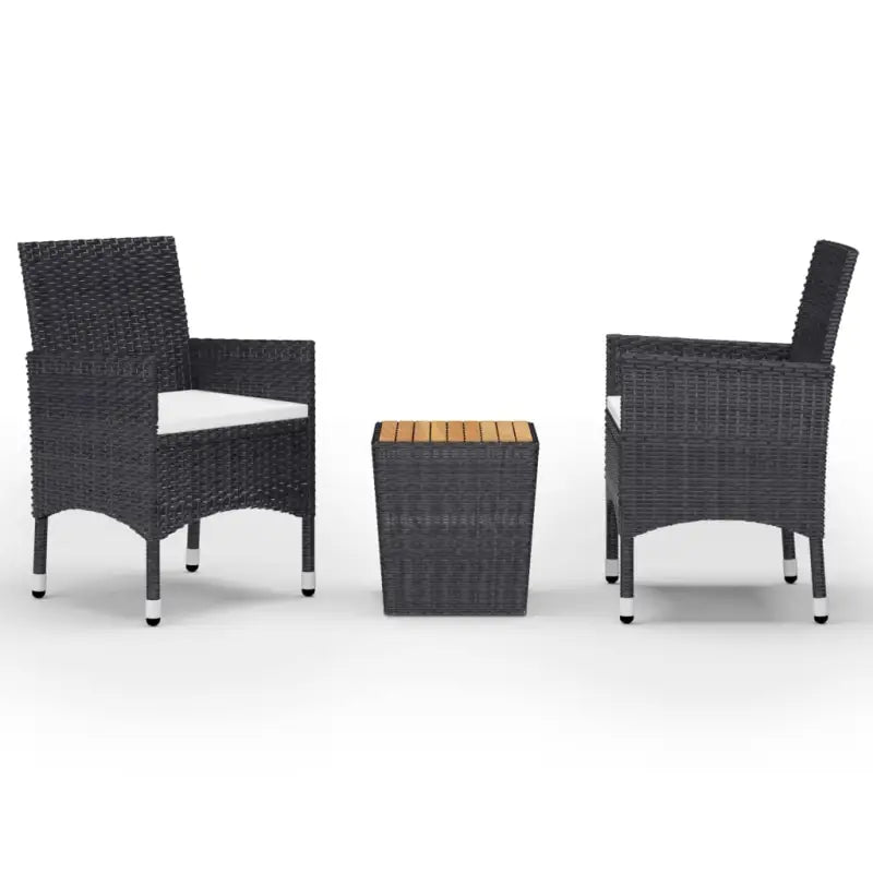 Poly Rattan Tuinset voor Kleine Buitenruimtes - Tuinsets