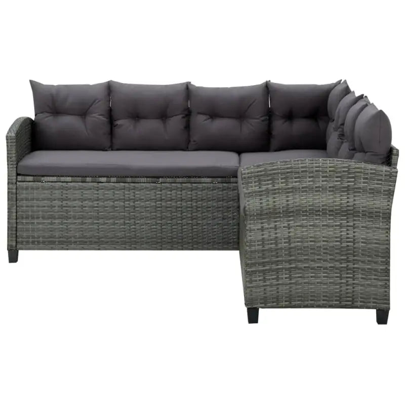 Poly Rattan Tuinset voor Ontspanning en Samenzijn in de Buitenruimte - Tuinsets