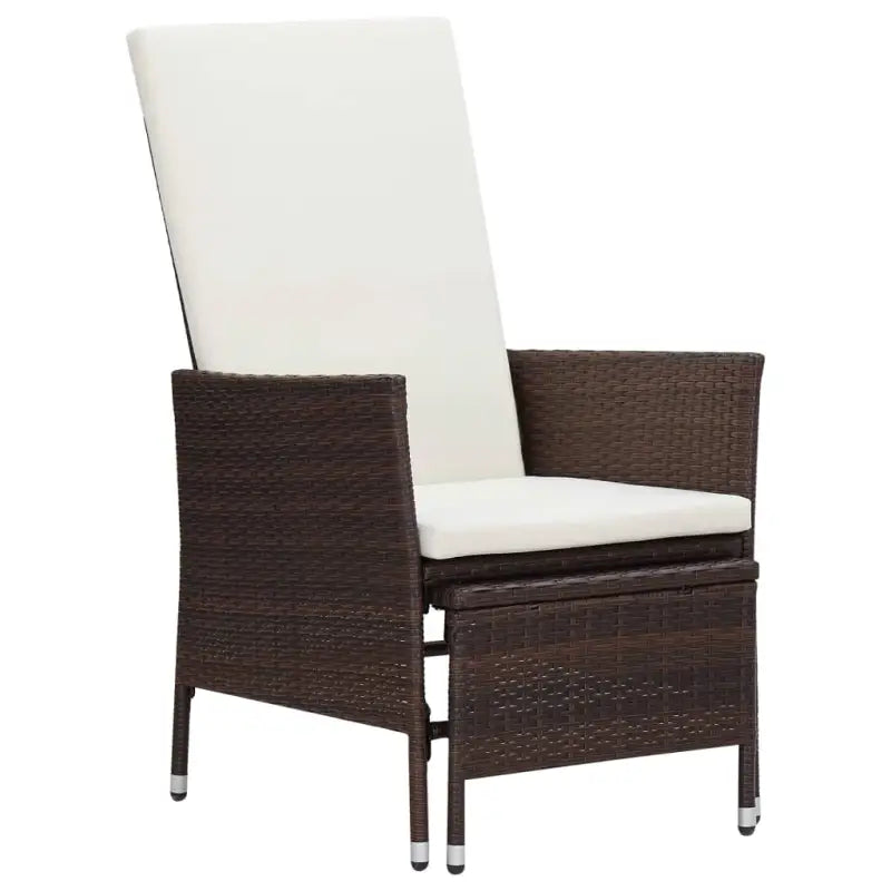 Poly Rattan Tuinset voor Relaxen op je Terras of in de Tuin - Tuinsets