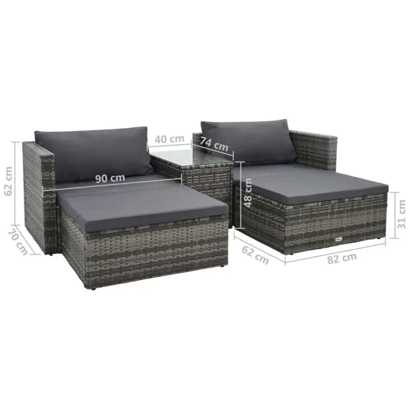 Poly Rattan Tuinset voor stijl en functionaliteit het hele jaar - Tuinsets