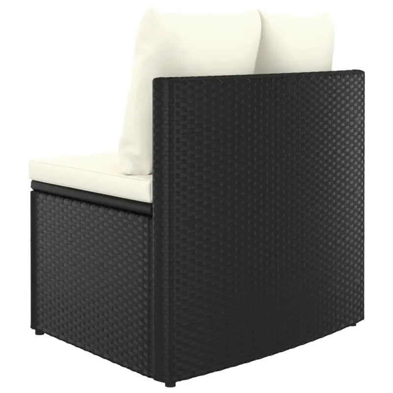 Poly Rattan Tuinsets voor een Comfortabele Loungehoek - Zwart - Tuinsets