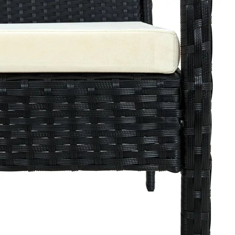 Poly rattan tuinstoel voor buiten dineren en genieten van het weer - Tuinstoelen